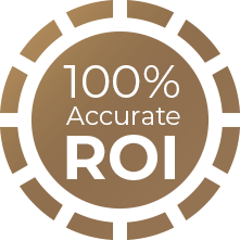 100% Accurate ROI